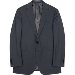 Belvest Italy Sport Coat 48R Blue Wool Cashmere Blazer Made in Italy Tailored